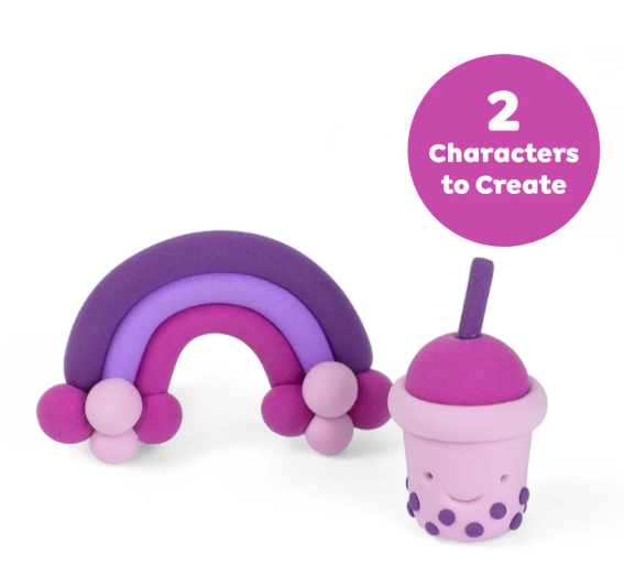 Tiger Tribe Super Clay Stationery - Twilight Purples