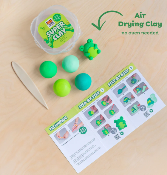 Super Clay Stationery - Jungle Greens