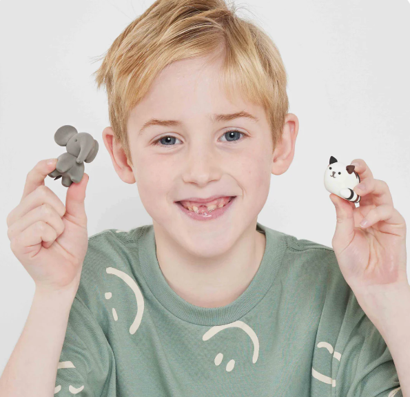 Tiger Tribe Super Clay Stationery - Moonrise Neutrals