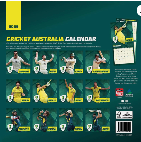 Cricket Australia 2026 Square