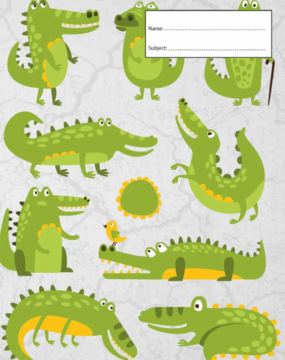 GOT IT COVERED CROCODILES 9X7 BOOKCOVER