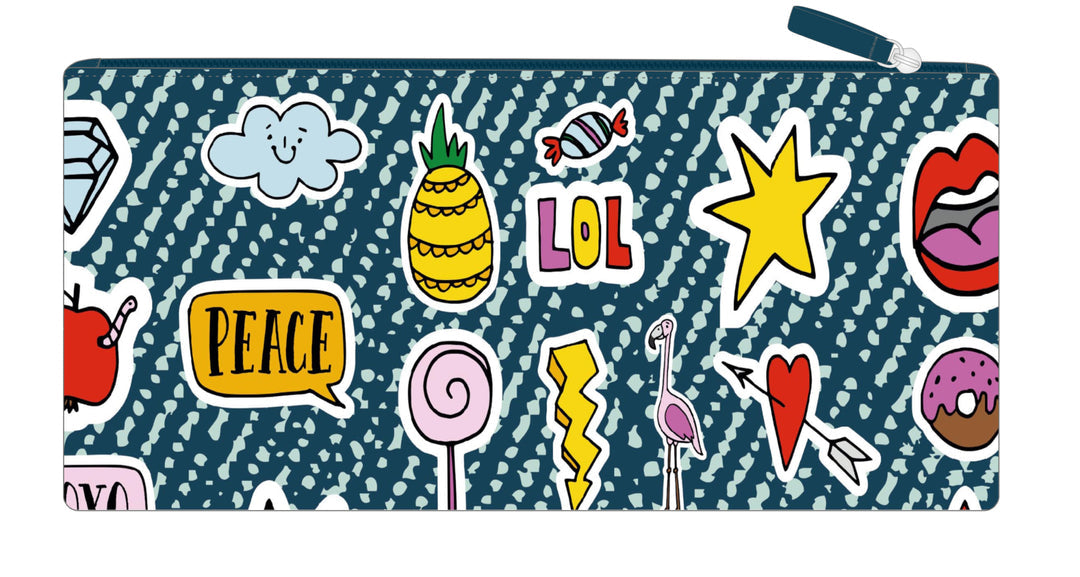 GIC PATCHES PENCIL CASE