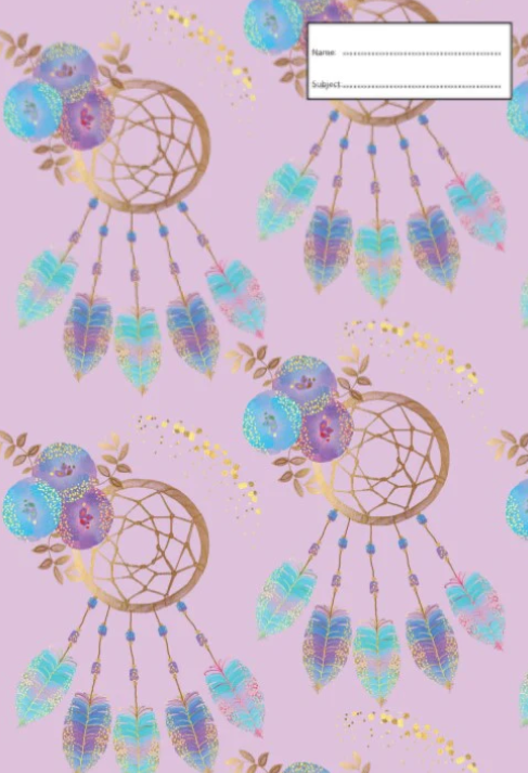 GOT IT COVERED PURPLE DREAM CATCHER 9X7 BOOKCOVER