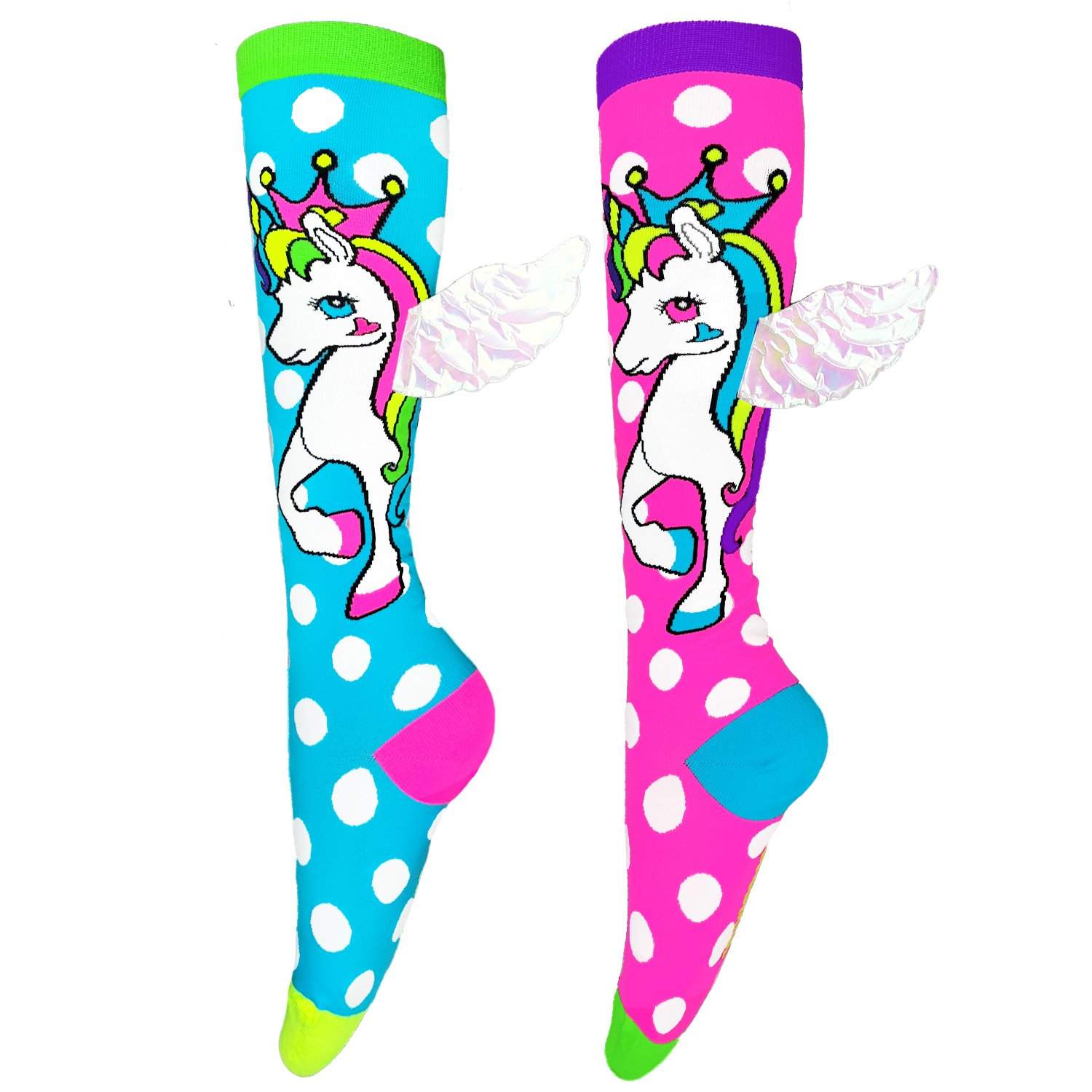 MadMia FLYING UNICORNS SOCKS KIDS & ADULTS AGE 6-99