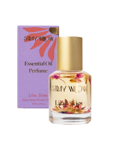Stray Willow Essential Oil Perfume Roller - Lilac Skies