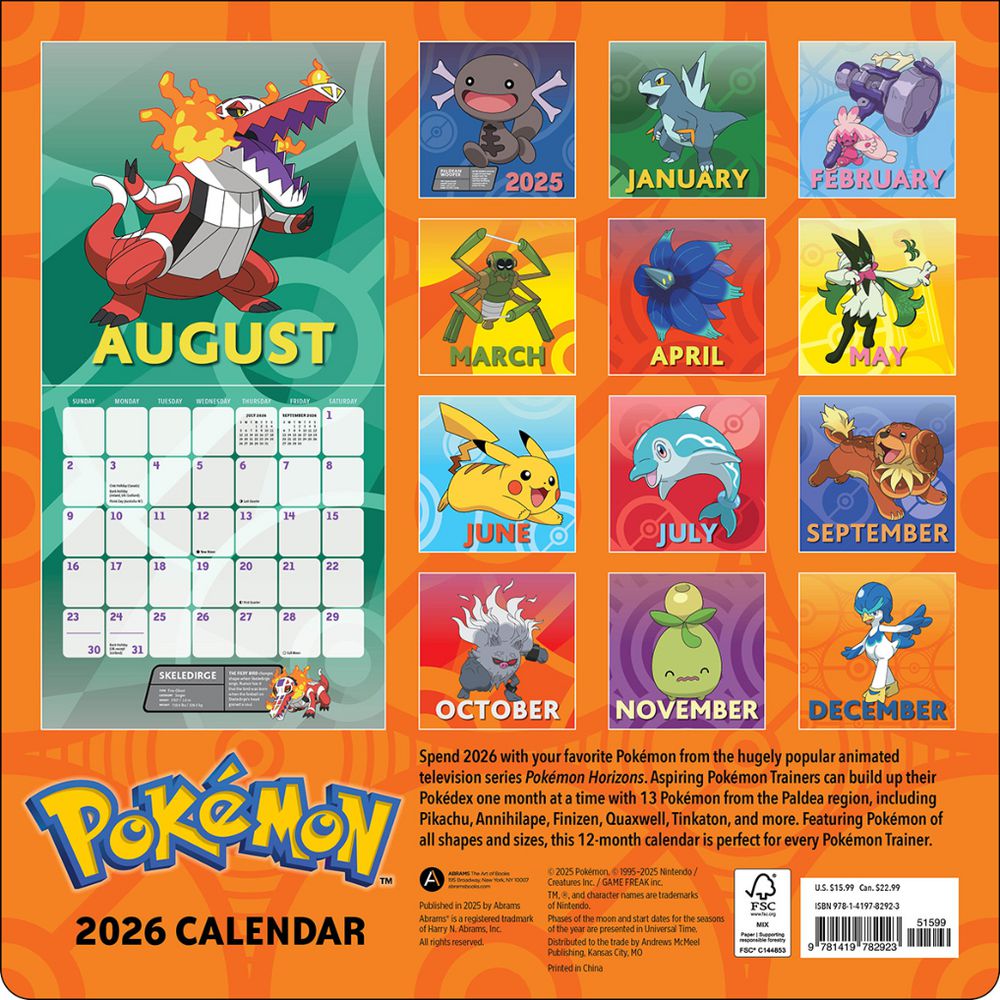 Pokemon 2026 Square