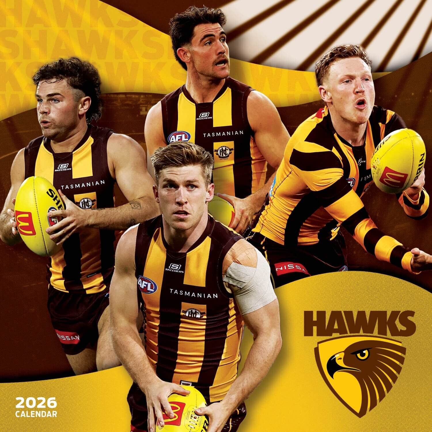 AFL HAWTHORN HAWKS CALENDAR: 2026