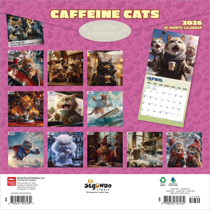 Caffeine Cats 2026 Square
