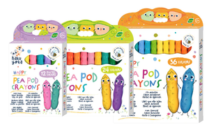 Unleash creativity with Haku Yoka Pea Pod Crayons!