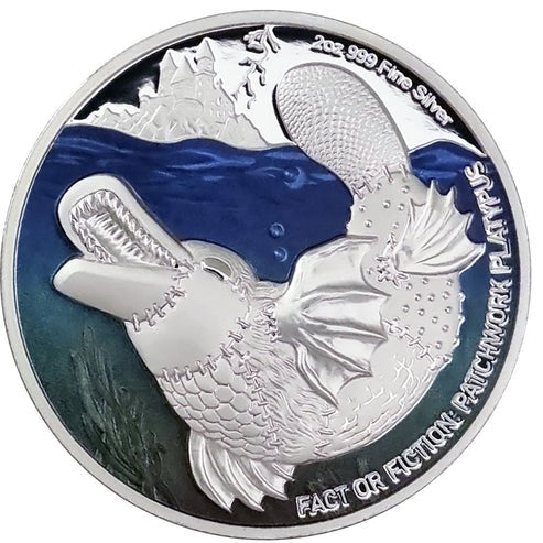 Fact or Fiction: Patchwork Platypus 2024 Niue $5 2oz Silver Proof Coin