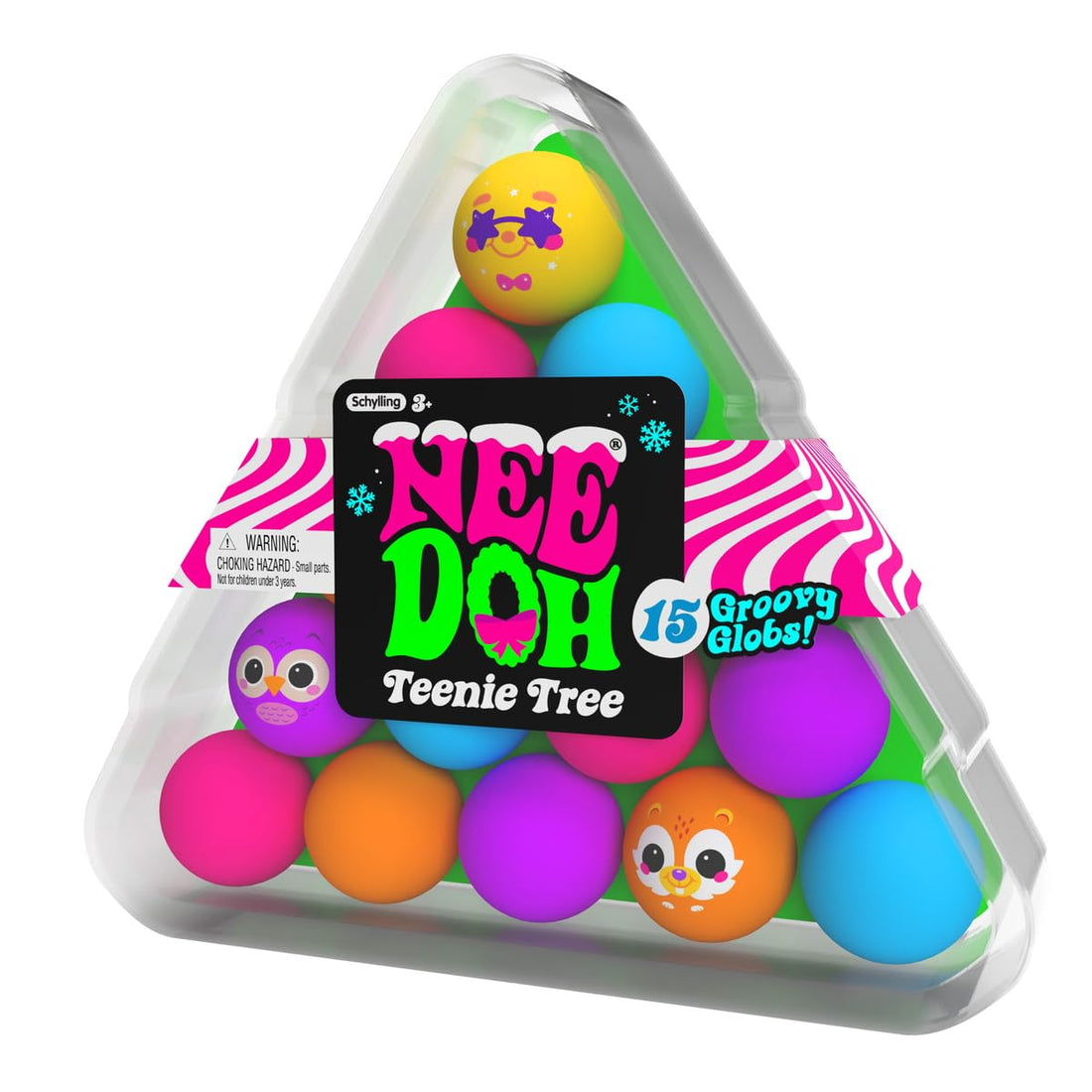 SCHYLLING-SQUISHMAS GROOVY TREE-15 PK MEE DOH
