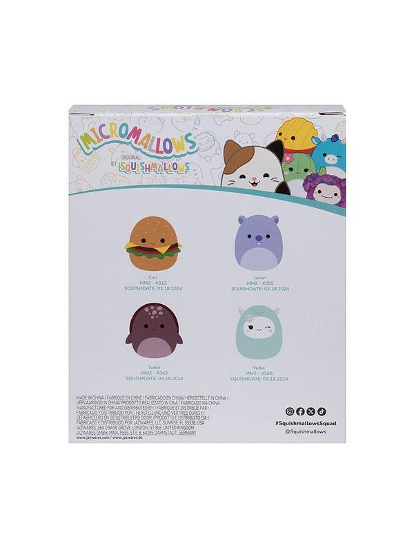 Micromallows 4-Pack Tudor, Yollie, Javari, Carl