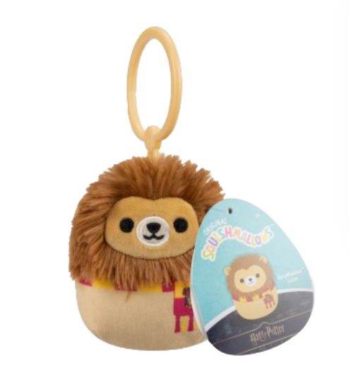 Little Plush Bag Clip (8&quot; Squishmallows) Gryffindor Lion