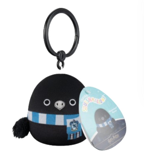 Little Plush Bag Clip (8&quot; Squishmallows) Ravenclaw Raven