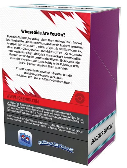 POKEMON TCG SCARLET &amp; VIOLET 10 DESTINED RIVALS BOOSTER BUNDLE