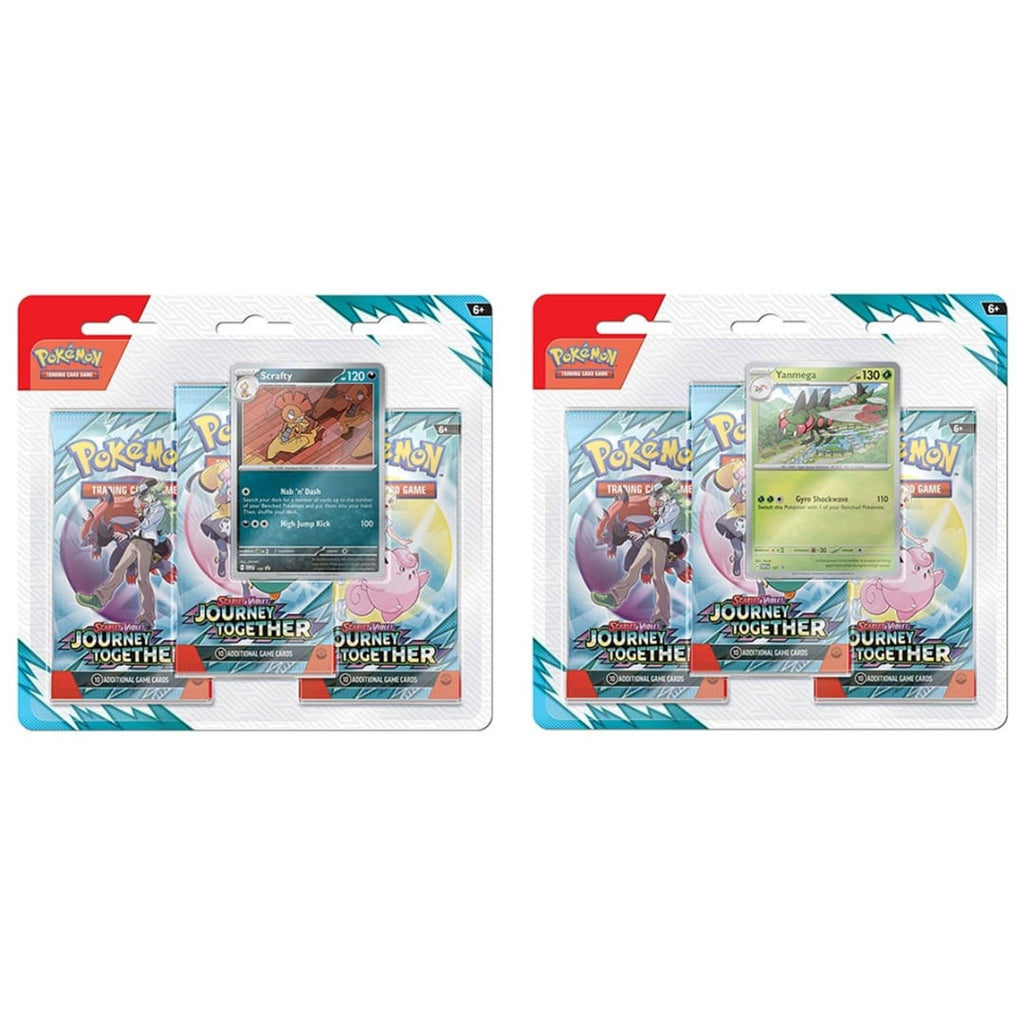POKEMON TCG SCARLET & VIOLET 9 JOURNEY TOGETHER THREE BOOSTER PACK