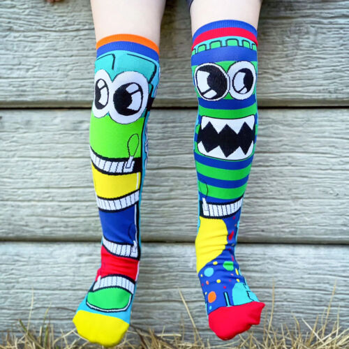MAD MIA MONSTER SOCKS TODDLER AGE 3-5