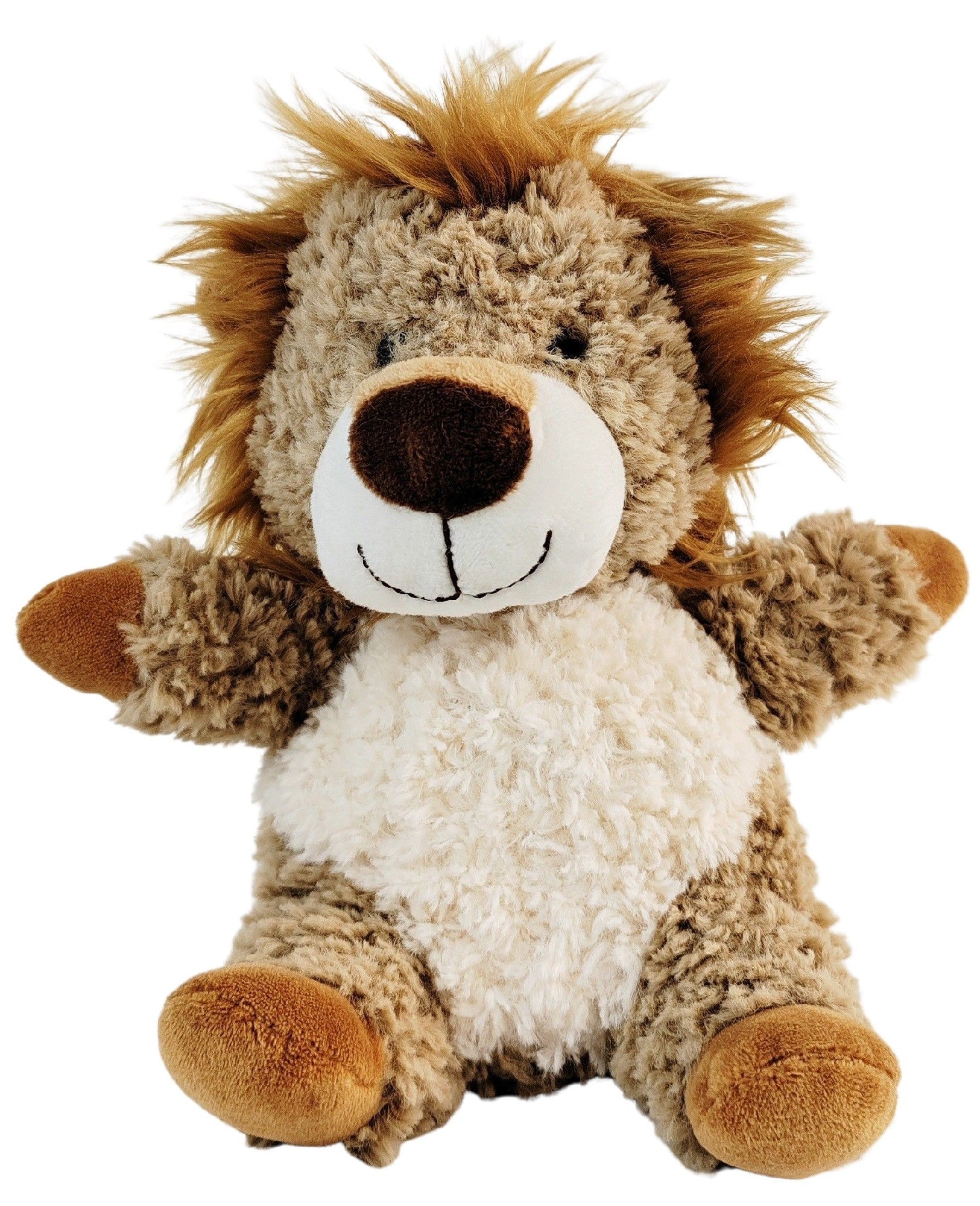CURLY LION SOFT TOY 18CM