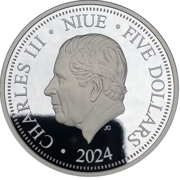 FACT OR FICTION: NIUE 2024 DROP BEAR $5 2 OZ SILVER PROOF COIN 