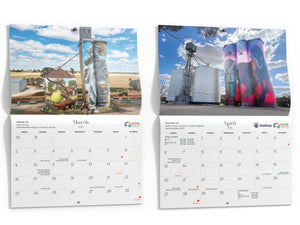 SILO ART WALL CALENDAR 2025