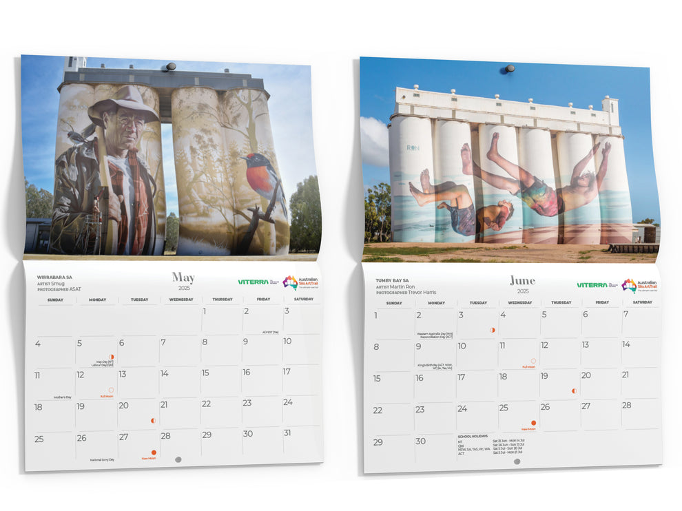 SILO ART WALL CALENDAR 2025