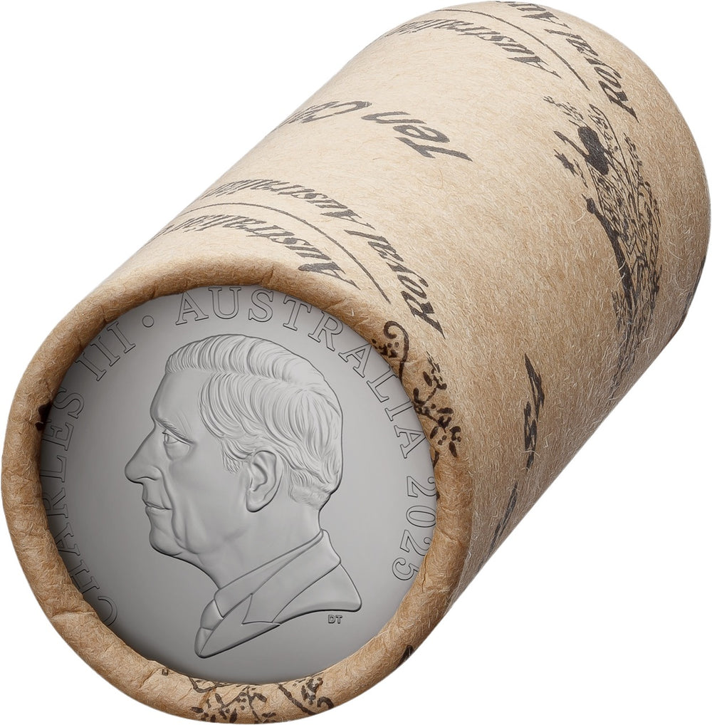 ROYAL AUSTRALIAN MINT 2025 10C CIRCULATED NON-PREMIUM COIN ROLL
