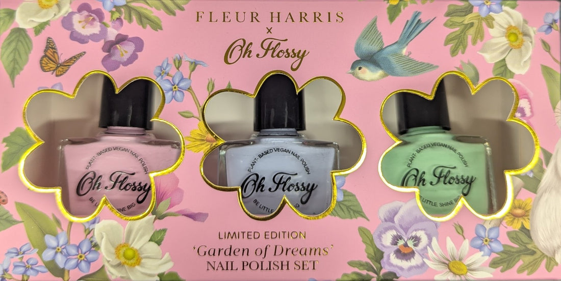 Oh Flossy x Fleur Harris Limited Edition &quot;Garden of Dreams&quot; Nail Polish Set