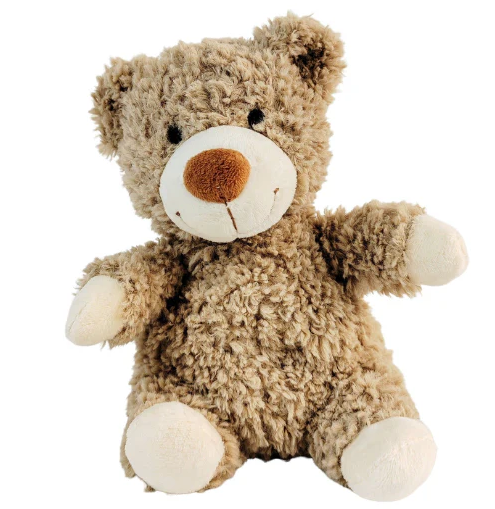 Curly Bear Soft Toy Brown 18cm