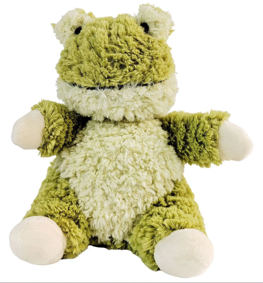 Curly Frog Soft Toy Green 18cm
