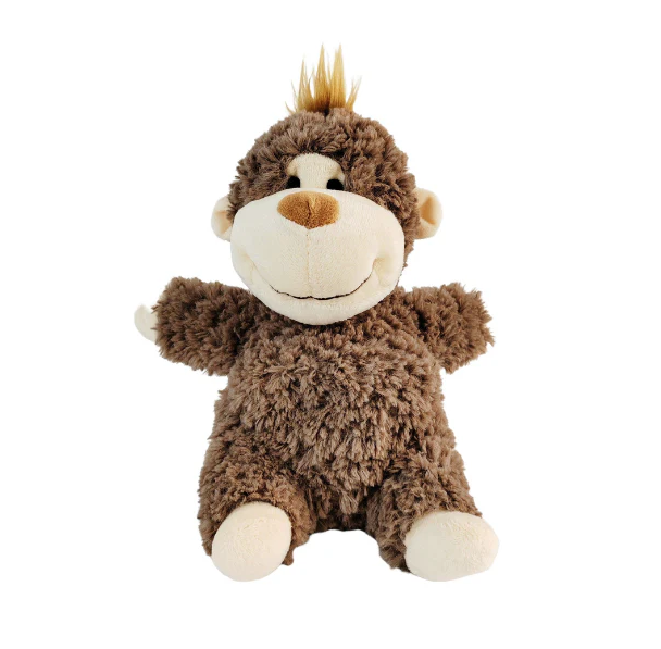 Curly Monkey Soft Toy Brown 18cm