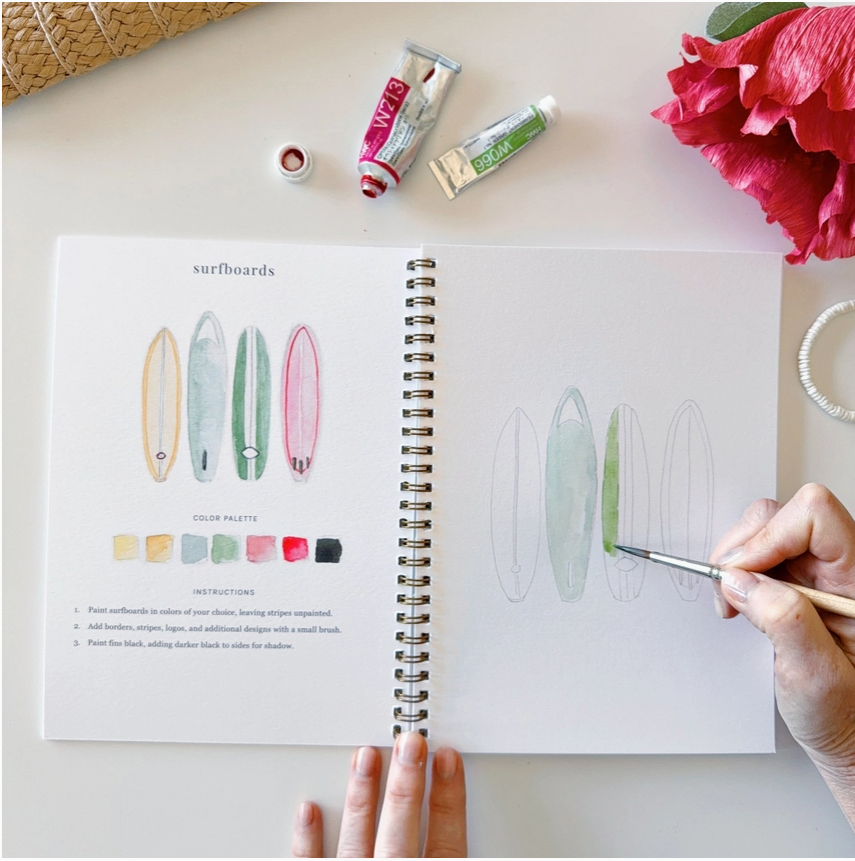 EMILY LEX STUDIO - WATERCOLOUR WORKBOOK - TROPICAL