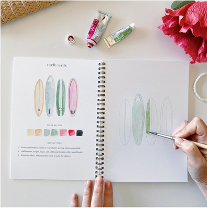 EMILY LEX STUDIO - WATERCOLOUR WORKBOOK - TROPICAL