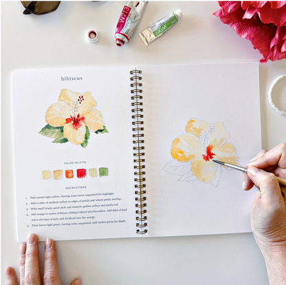 EMILY LEX STUDIO - WATERCOLOUR WORKBOOK - TROPICAL