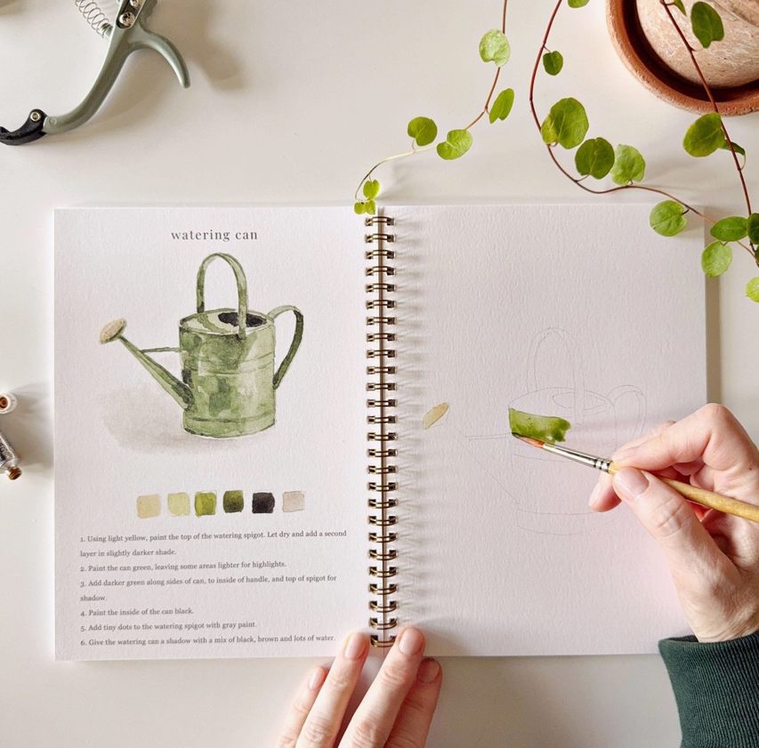 EMILY LEX STUDIO - WATERCOLOUR WORKBOOK - GARDEN