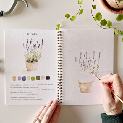 EMILY LEX STUDIO - WATERCOLOUR WORKBOOK - GARDEN