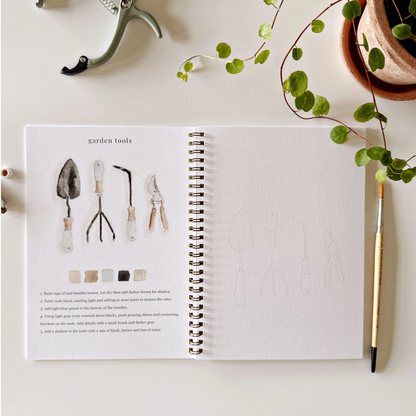 EMILY LEX STUDIO - WATERCOLOUR WORKBOOK - GARDEN