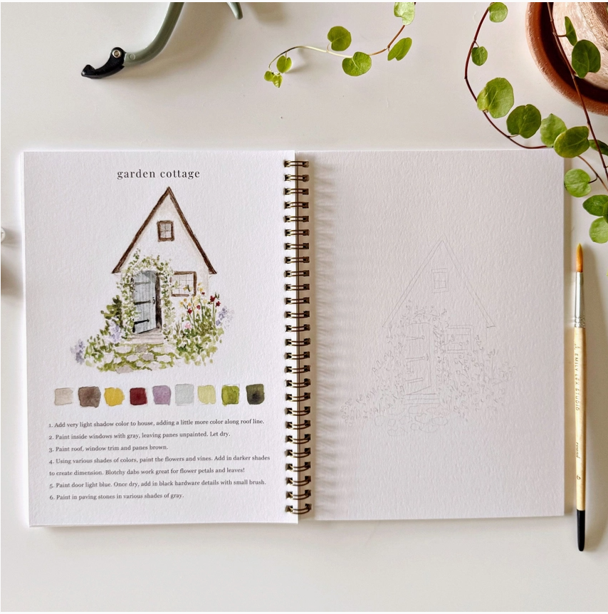 EMILY LEX STUDIO - WATERCOLOUR WORKBOOK - GARDEN