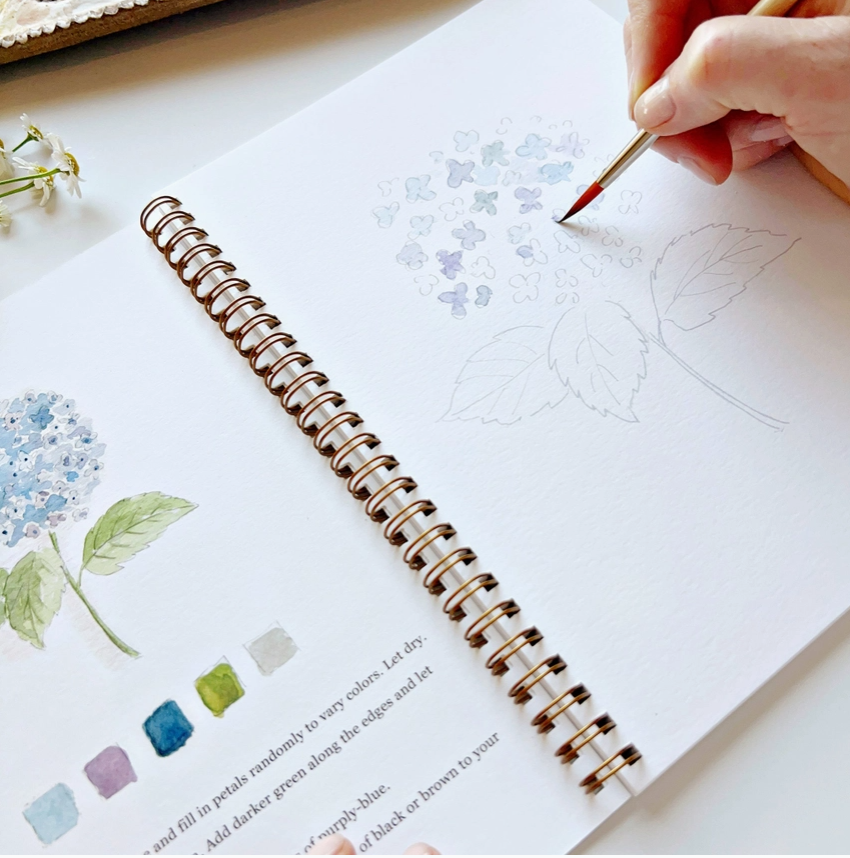 EMILY LEX STUDIO - WATERCOLOUR WORKBOOK - FLOWERS