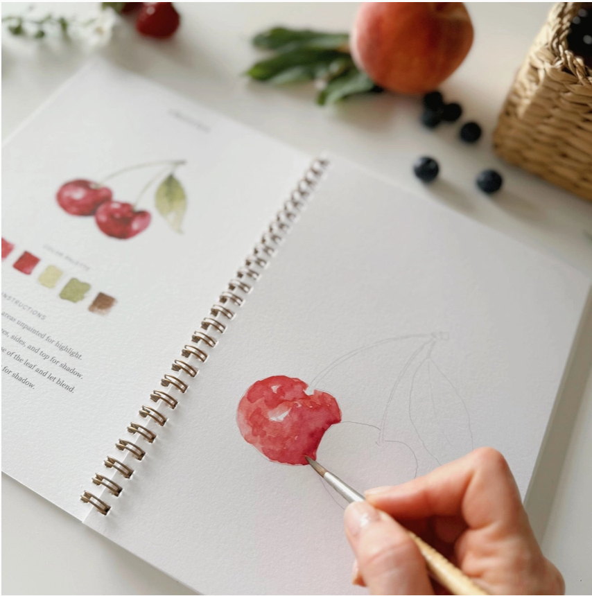EMILY LEX STUDIO - WATERCOLOUR WORKBOOK - FRUIT