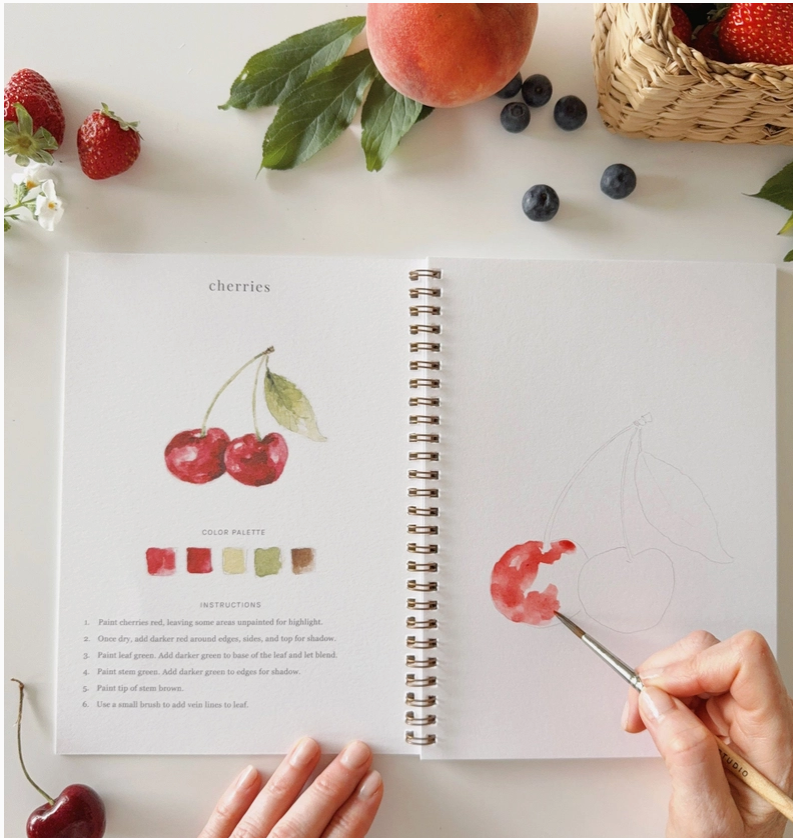 EMILY LEX STUDIO - WATERCOLOUR WORKBOOK - FRUIT