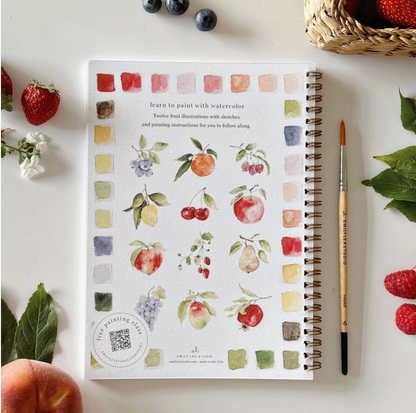 EMILY LEX STUDIO - WATERCOLOUR WORKBOOK - FRUIT