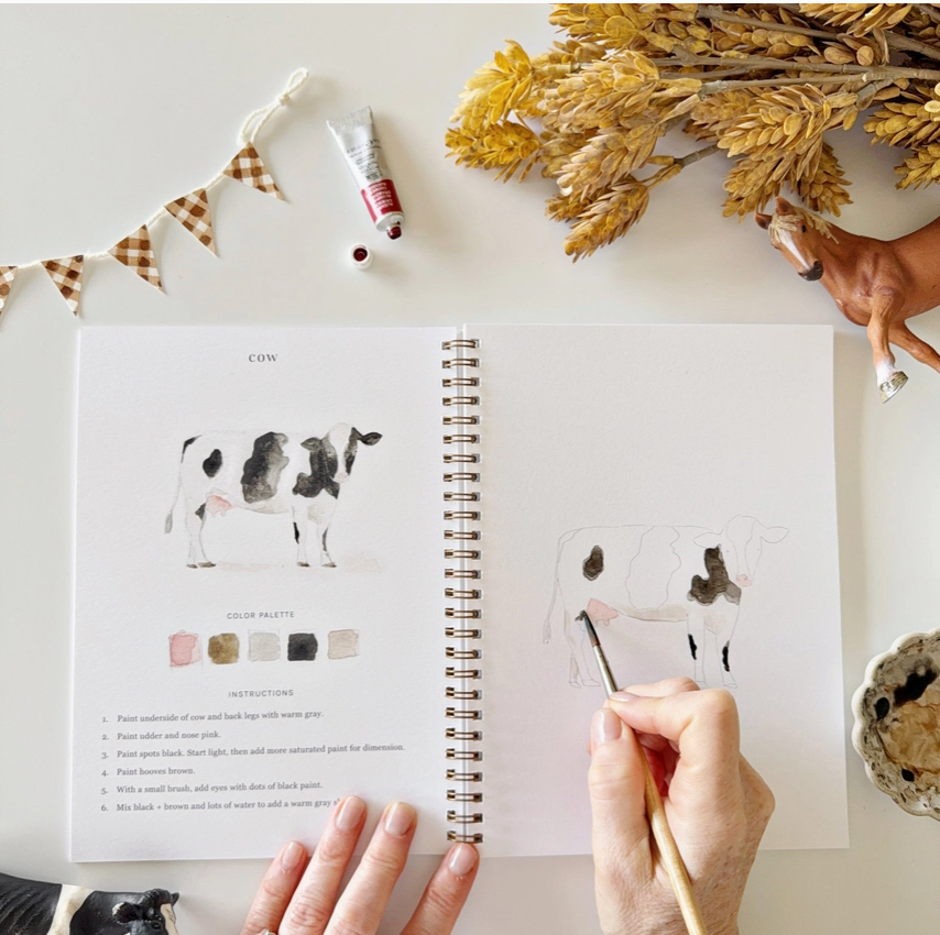 EMILY LEX STUDIO - WATERCOLOUR WORKBOOK - FARM