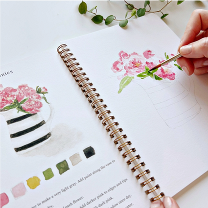 EMILY LEX STUDIO - WATERCOLOUR WORKBOOK - BOUQUETS