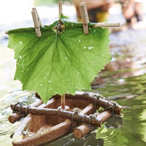 HABA Terra Kids Cork Boat - Easy to Assemble and Upgrade with Materials Found in Nature - DIY Fun for Young and Old