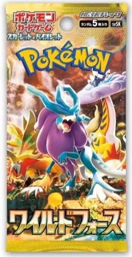 POKEMON TCG SCARLET &amp; VIOLET WILD FORCE SV5K JAPANESE BOOSTER PACK