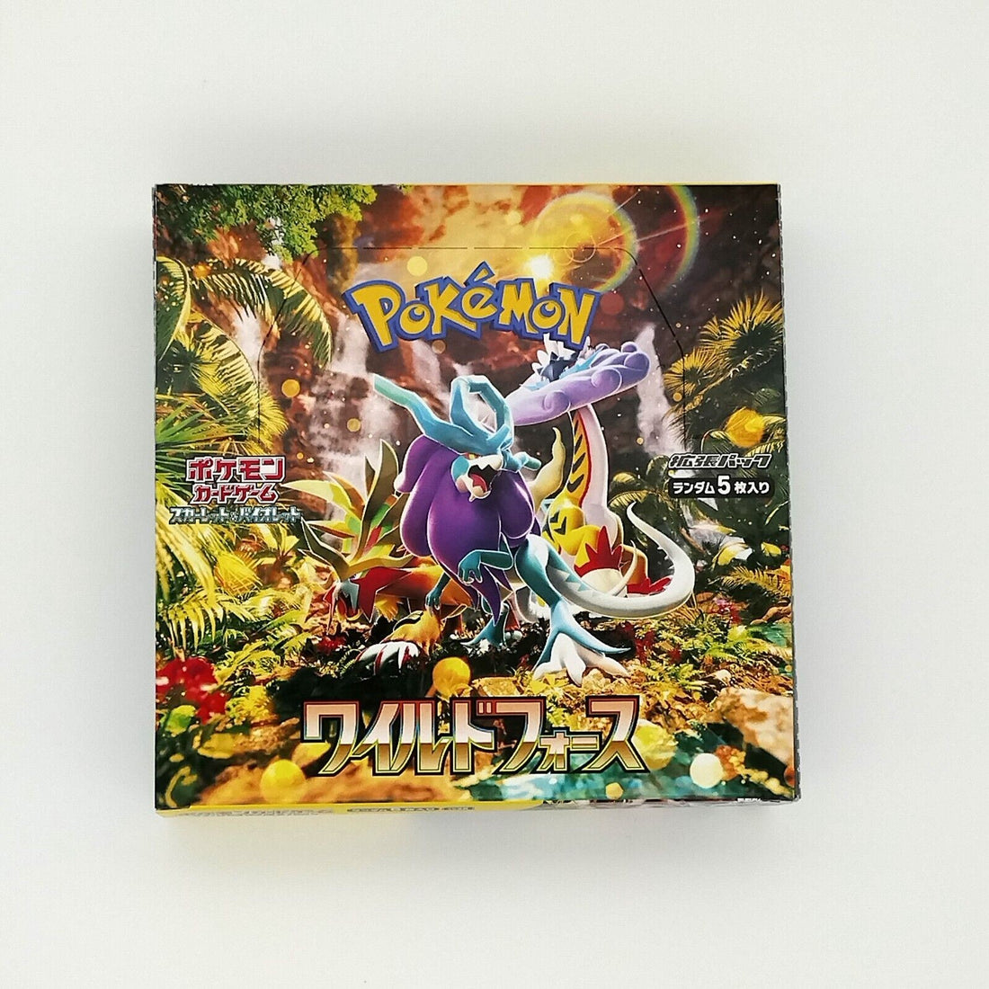 Pokémon Card Game Scarlet &amp; Violet Wild ForceBooster Box (Japanese Ver)