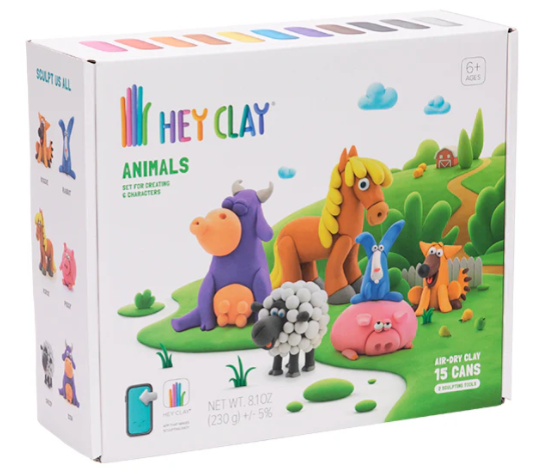 Hey Clay Animals Set (15 cans)