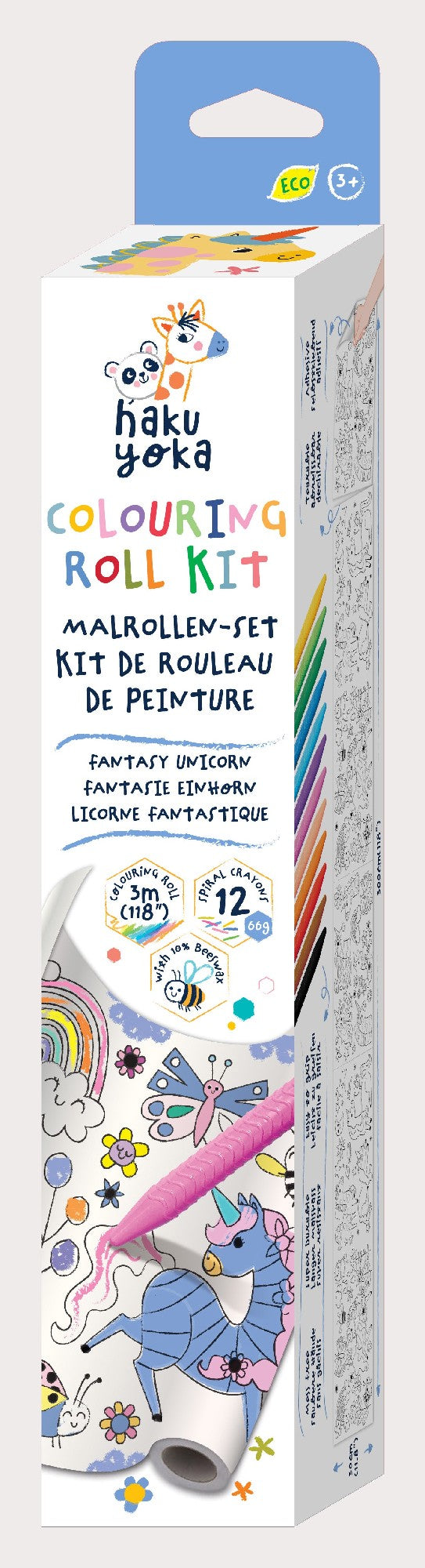 COLOURING ROLL MAT-FANTASY UNICORN