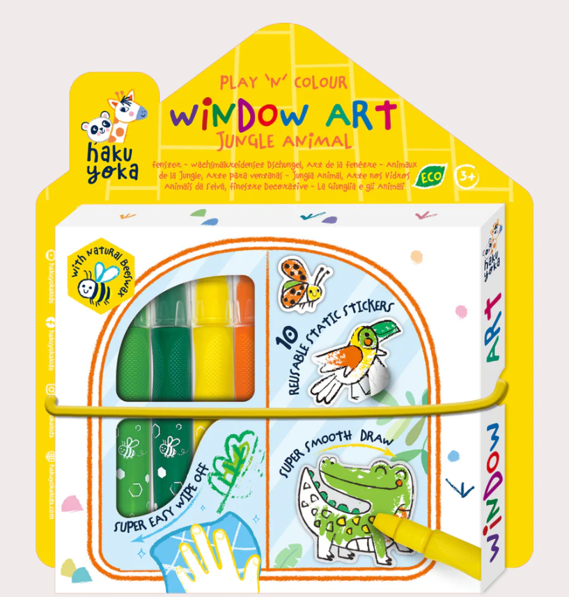 HAKU YOKA WINDOW ART - JUNGLE ANIMAL