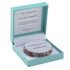 BB TRIO BRACELET SET - PINK TOURMALINE (4MM) & SILVER PLATED BEAD (3MM) LOVE & COMPASSION 